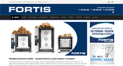 Desktop Screenshot of fortis.mk