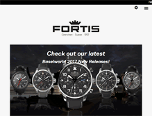 Tablet Screenshot of fortis.jp